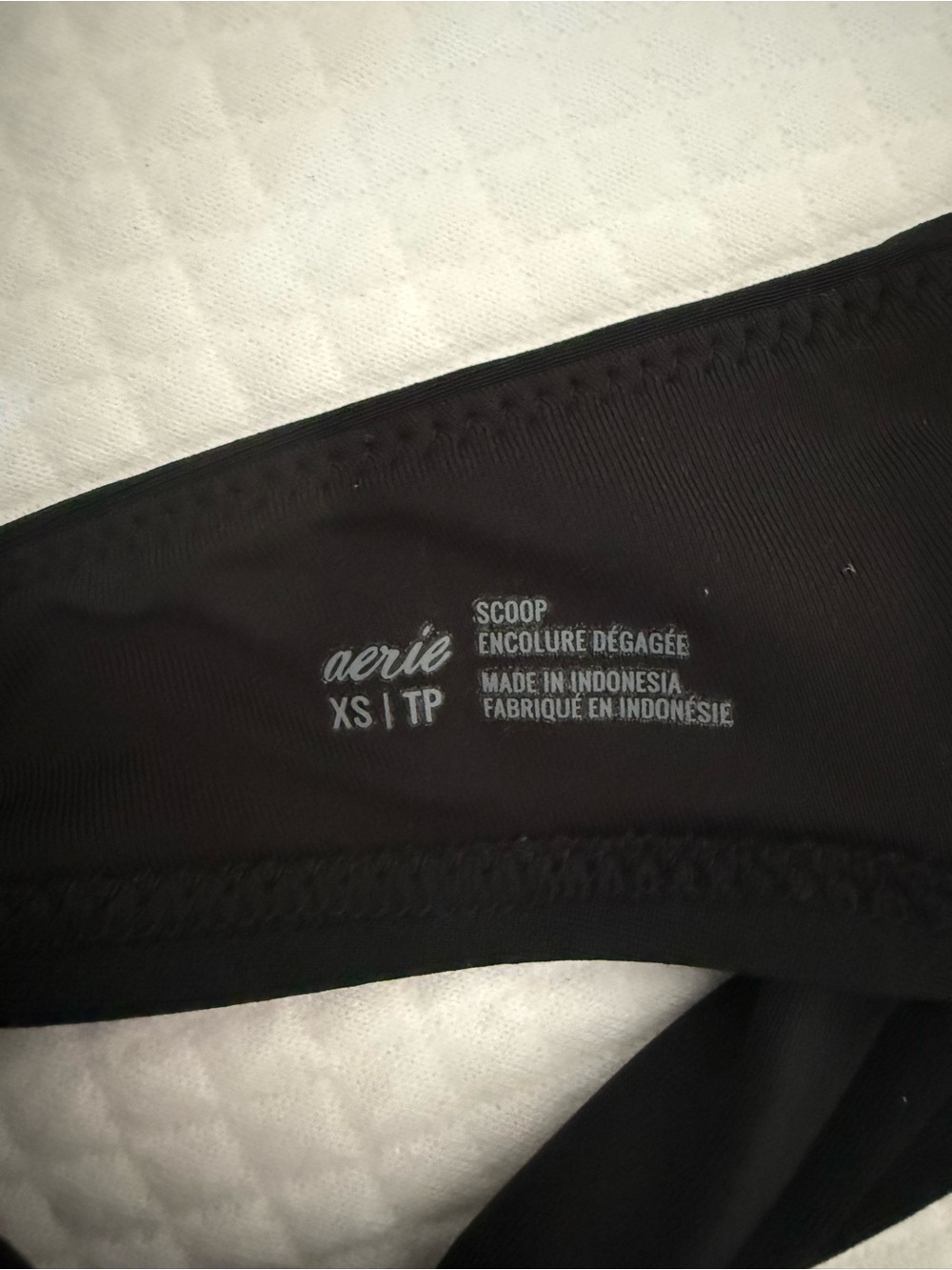 Aerie Black Two-Piece Bikini Swim Set - Picture 3 of 4